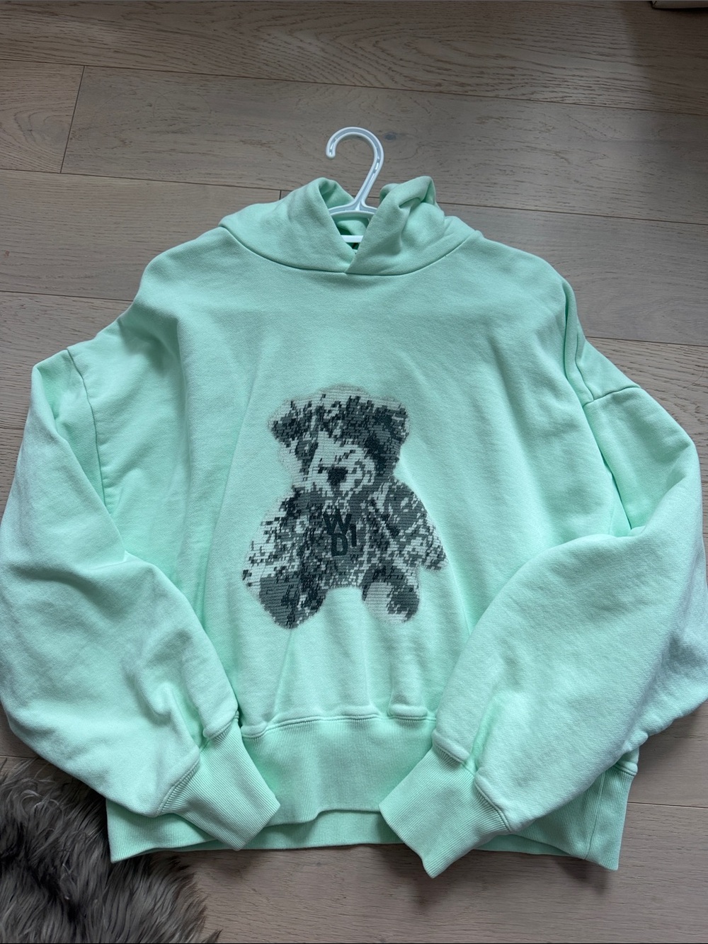 Women's Mint Graphic Cowl Hoodie Sweatshirt